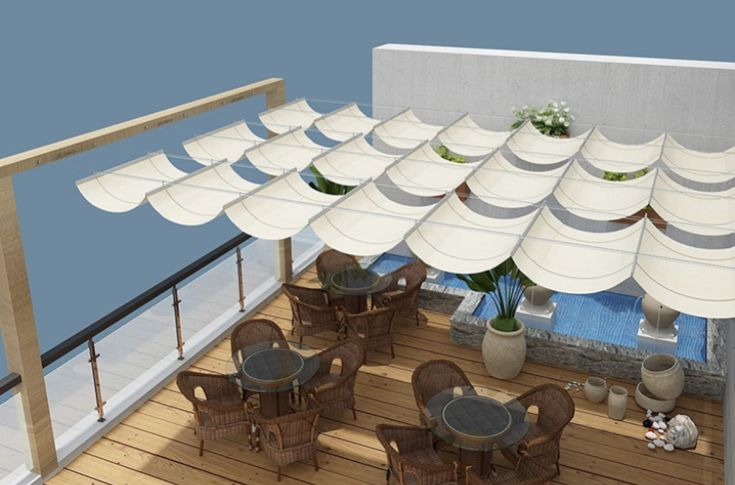 100 mẫu mái che sân thượng hiện đại, đẹp nhất 2025