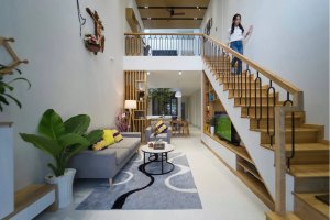 Tiêu chuẩn thiết kế cầu thang cho nhà ống 4m