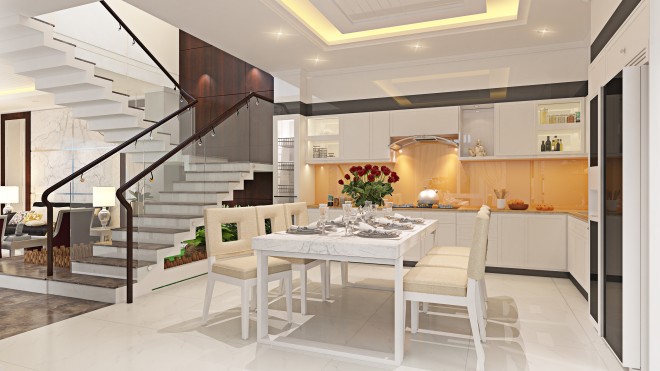 Vật liệu sử dụng thiết kế cầu thang