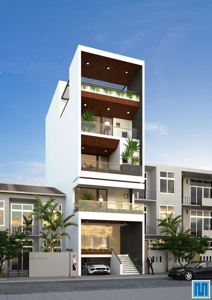 Mẫu thiết kế nhà 5x12m đẹp