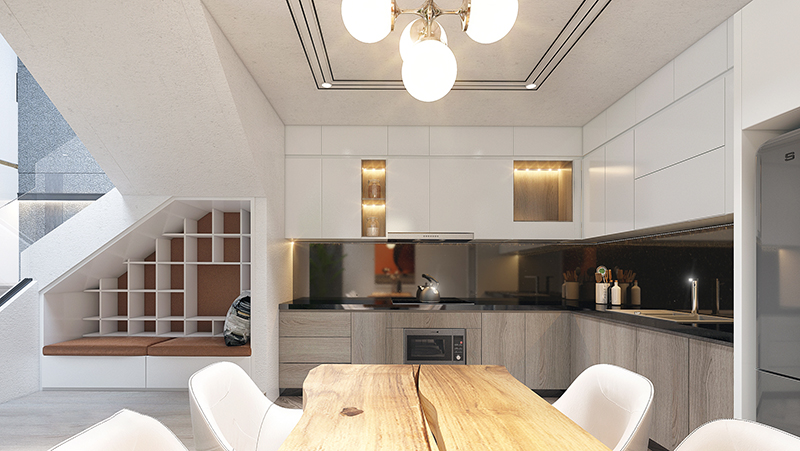 Mẫu thiết kế nhà ống 5x12m hiện đại