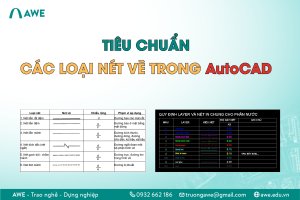 Các tiêu chuẩn nét vẽ trong AutoCAD bạn cần biết
