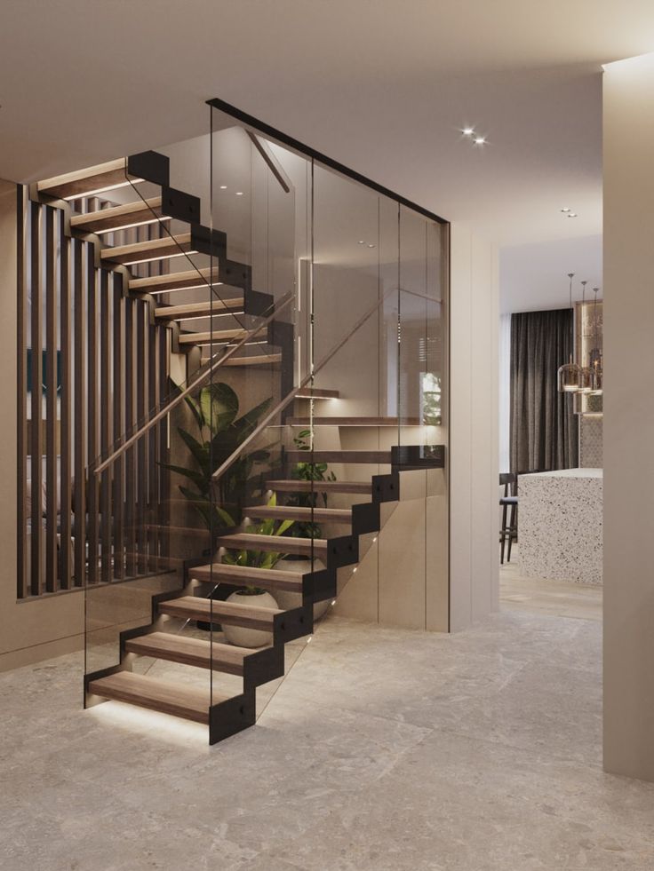 1000 mẫu vách ngăn cầu thang đẹp hiện đại cho nhà ở 2025